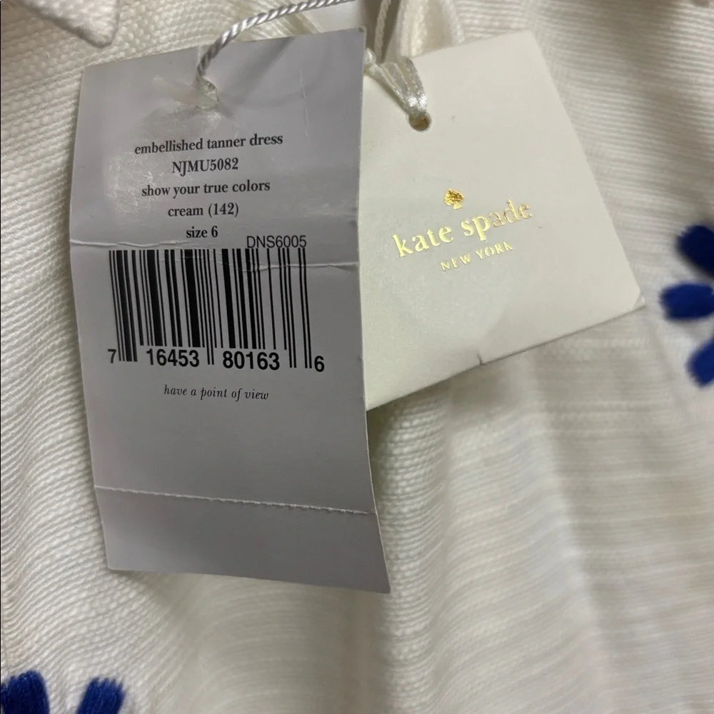 Kate Spade Tanner Beaded Fit & Flare Dress